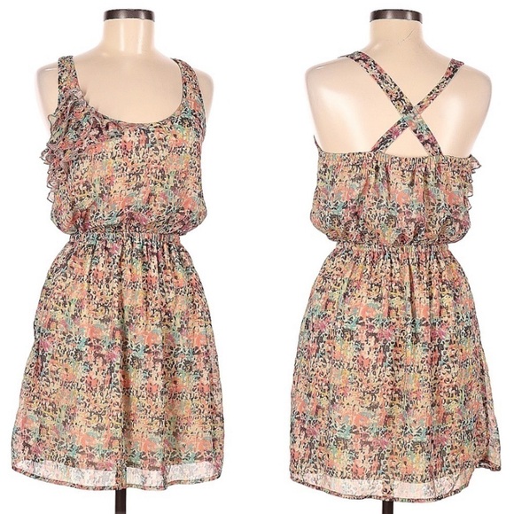 EyeShadow Vibrant Print Dress | SIZE M - Picture 1 of 5